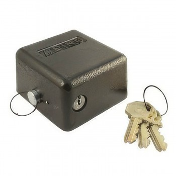 Lacăt ARIKO BC-5 "Crab", corp din fontă, mecanism cilindric, 3 chei, d.14 mm, 90x85x50 mm