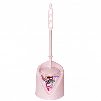 Ершик для унитаза PLANET розовый, пластиковый UP-750