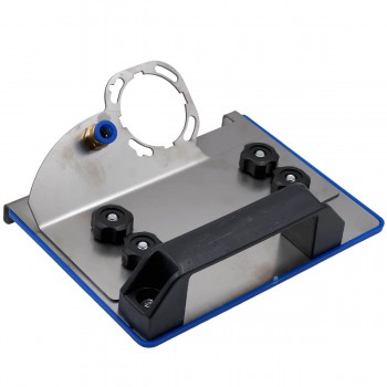 Заусовщик для плитки 45° для УШМ 115-125 мм, направляющая площадка с подачей воды