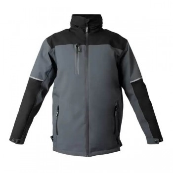 Куртка зимняя рабочая Profmet L полиоксфорд 300D серо-черная