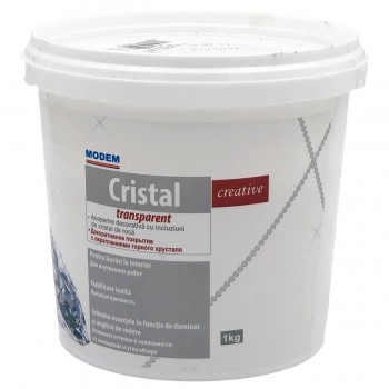Acoperire decorativă cu efect de cristal de rocă Modem Cristal Creative transparent 1 kg
