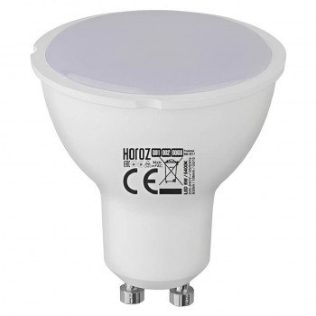 Лампа светодиодная Horoz Electric PLUS-10 GU10, 10 Вт, 800 лм, 6400 К, 175-250 В, 001-002-0010