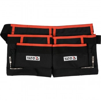 Centură pentru scule Yato 4 buzunare, 2 suporturi pentru ciocan, Oxford 600D YT-74001