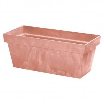 Горшок для цветов Prosperplast Cube Case Beton Effect DCUC400E-R624 8 л, 40х18.2х16 см, пластиковый, терракотовый