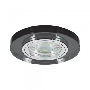 Спот встраиваемый Vivalux Grace SL400 BK, черный, G5.3, MR-16, 12 В, IP20, 90х25 мм