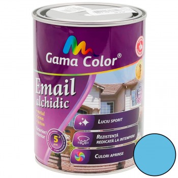 Эмаль алкидная Gama Color голубая, глянцевая, 2.7 кг