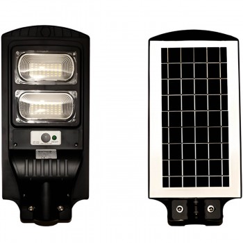Corp de iluminat LED pentru exterior cu panou solar Elmos 60 W, 6500 K, 6000 lm, IP65, 6V/10W