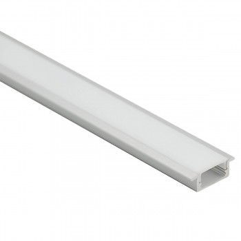 Профиль с крышкой Elmos HL-BAPL001 23.1 x 8.8 x 2000 мм, алюминиевый, белый опал