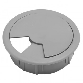 Dop mobilă priză comunicare pentru cabluri rotundă d.60 mm gri
