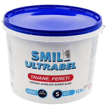 Краска акриловая для стен и потолков Supraten Smile Ultrabiel 12.6 кг