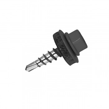 Șurub pentru acoperiș Wkret-met 4.8x19 mm pentru metal, Gri grafit, RAL7024 (Art. 042216)