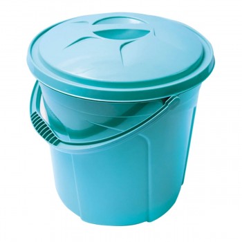 Găleată menajeră Stars Plast Style 10 L cu capac, din plastic (art. 94133)