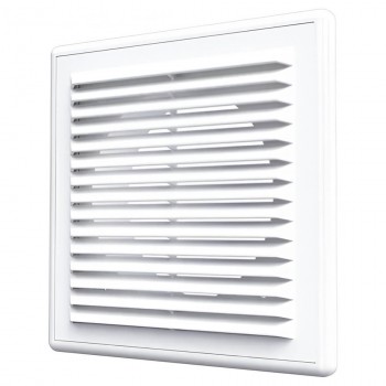 Grilă de ventilație din plastic ERA 1515R10F 150 x 150 mm alb