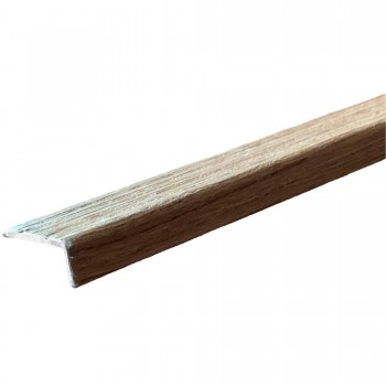 Prag din aluminiu pentru acoperiri de pardoseală Europrofil EP09 25 x 10 mm, 180 cm, Vișină Malaga