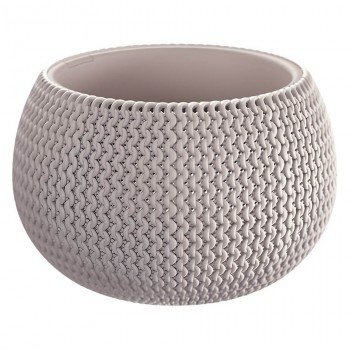 Горшок круглый Prosperplast Splofy Bowl 180х136 мм, 1.4 л, мокка DKSP180-7529U