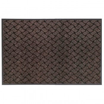 kovrik-pridvernyjj-vlagovpityvajushhijj-kovroff-40kh60-sm-kraft-korichnevyjj-art-70103