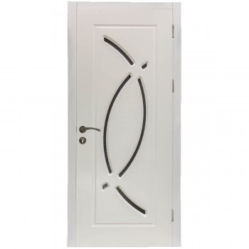 Ușă de interior Bunescu Standard 141, 2000x600 mm, MDF 40 mm, alb Pure White