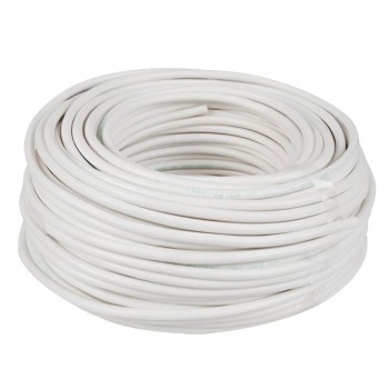 Fir electric PVS 3 x 1,5 mm2 50 metri alb