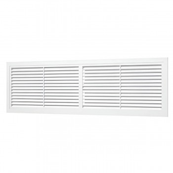 Grilă de ventilație Mistral 450 x 130 mm, albă, pentru uși și pervazuri 4513РП