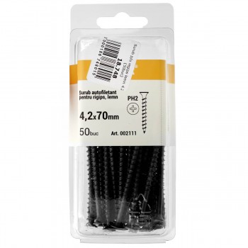 Șurub pentru lemn și gips-carton Lider 3.5x35 mm 50 bucăți (Art. 002111)