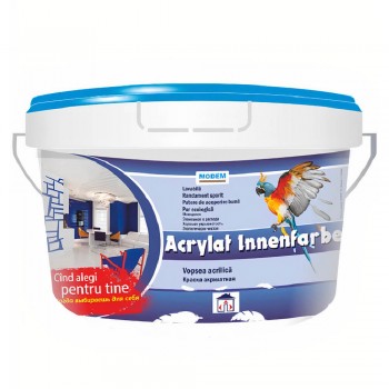 Краска водно-дисперсионная акриловая Modem Acrylat Innenfarbe 14 кг