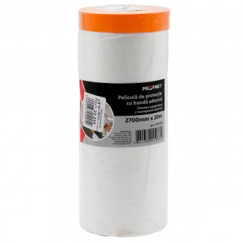 Peliculă de protecție Profmet 2700 mm x 20 m cu bandă de mascare