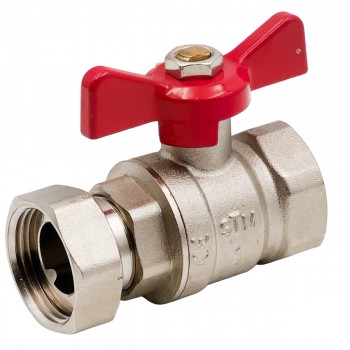 Robinet cu sferă Hydro-S 1″ filet intern, cu semiolandez, din alamă, mâner de tip fluture