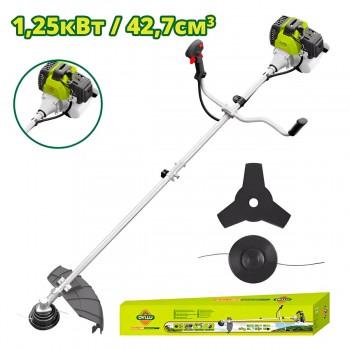 Trimer pe benzină DYLLU DTGM2543 42.7 cm3, 1.25 kW, 42 cm, cu fir și cuțit