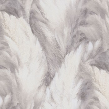 Tapet vinilic pe bază de flizelină Palitra Life Pampas PL72578-24, bej-maro, cu model de iarbă de pampas, 1,06 x 10,05 m