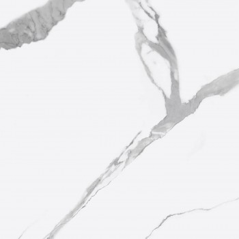 Керамогранит напольный Golden Tile Calacatta Vera белый 600х600х8 мм, матовый, ректифицированный, под мрамор, PEI 4