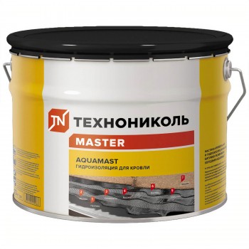Mastic bitum-cauciuc Technonicol AquaMast pentru acoperiș 10 kg