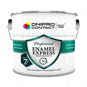 Эмаль DNIPRO Contact ENAMEL EXPRESS зеленый 2,5 кг