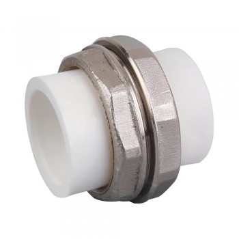 Американка полипропиленовая Sereneplast 25 х 25 мм, белый 0312062