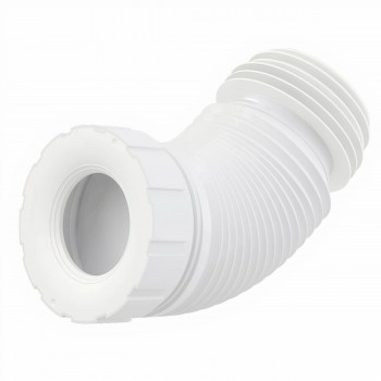 Scurgere pentru closet AlcaPlast d110 mm 230-530 mm gofrat pentru canalizare internă A97SN
