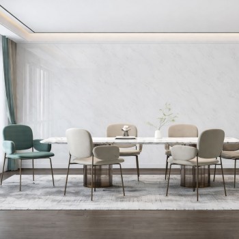 Самоклеящаяся панель ПВХ под мрамор, 1220х2800х2,3 мм, в рулоне 6156 K9