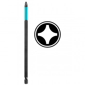 Bită de impact Total Tools PH2, 150 mm, magnetică, din oțel S2 TACIM16PH263