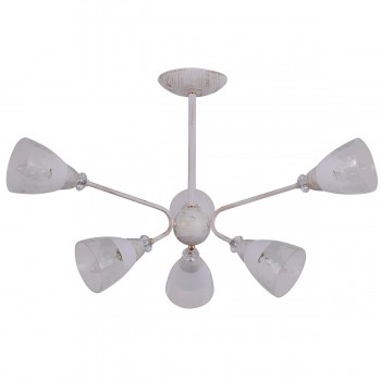 Lustră pentru tavan GNH (29002/3+3) alb, 6 x E27, IP20, 220-240 V