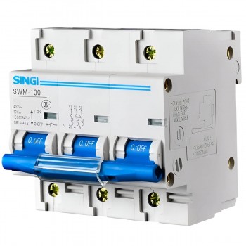 Întrerupător automat SINGI SWM-100 (3P; 100A; C; 10 kA) 03SWM100C100
