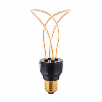 Bec LED decorativ TK Lighting JH-DR-4, E27, 8 W, 2200 K, 500 lm, 160x75 mm (Art. 3568)
