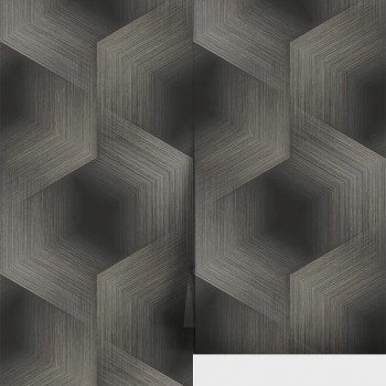 Tapet vinil pe bază de flizelină Wallsecret Comfort Hudson 9083-26, gri închis, 1,06 x 10 m