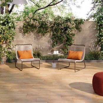 Керамогранит напольный Cersanit Sensewood Beige бежевый 185х598 мм