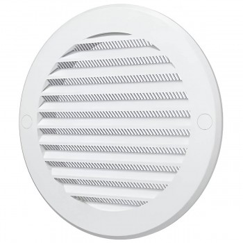 reshetka-ventiljacionnaja-125-mm-plastikovaja-kruglaja-mistral-12rks-s-setkojj-i-flancem