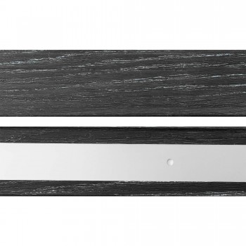 Prag din aluminiu cu un singur nivel Europrofil EP05 40 mm, 180 cm, Stejar Sato
