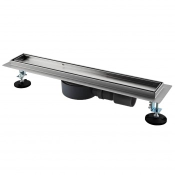 Rigolă de duș GAPPO G85007-4 INOX 70x500 mm, oțel inoxidabil, sifon uscat și gardă hidraulică