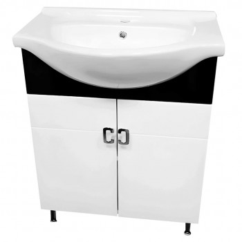 Мебель для ванной Aquaplus Bath Modern Black 75 см с раковиной
