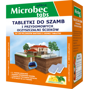 Биоактиватор для септиков и выгребных ям BROS Microbec, таблетки 16 x 20 г B-391
