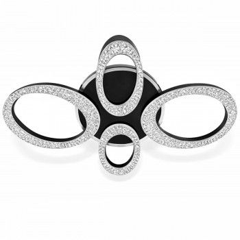 Люстра светодиодная потолочная SX8116A/2M+2S черная 230 В IP20