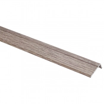 Prag din aluminiu pentru acoperiri de pardoseală Europrofil EP09 25 x 10 mm, 90 cm, Stejar Nemo