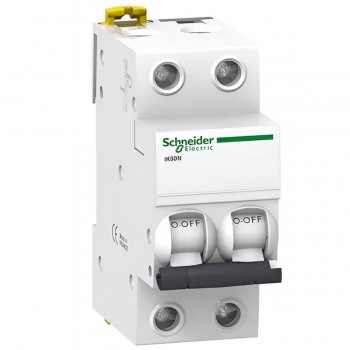 Автоматический выключатель Schneider Electric Acti9 iK60N 2P, 25 A, C, 6 kA, DIN-рейка, 440 В A9K24225