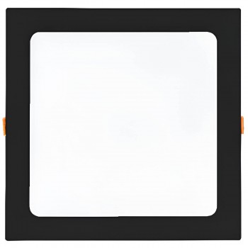 Corp de iluminat LED încastrat Horoz Electric ALEXIS/SQ-24, pătrat, negru, 24 W, 2270 lm, 3CCT 3000-4500-6000K, IP20